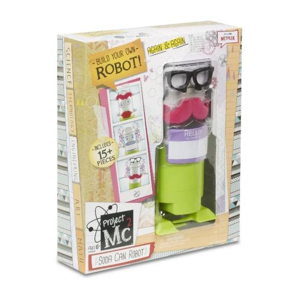 Project Mc2 Soda Can Build Your Own Robot Kit - Picture 5 of 5